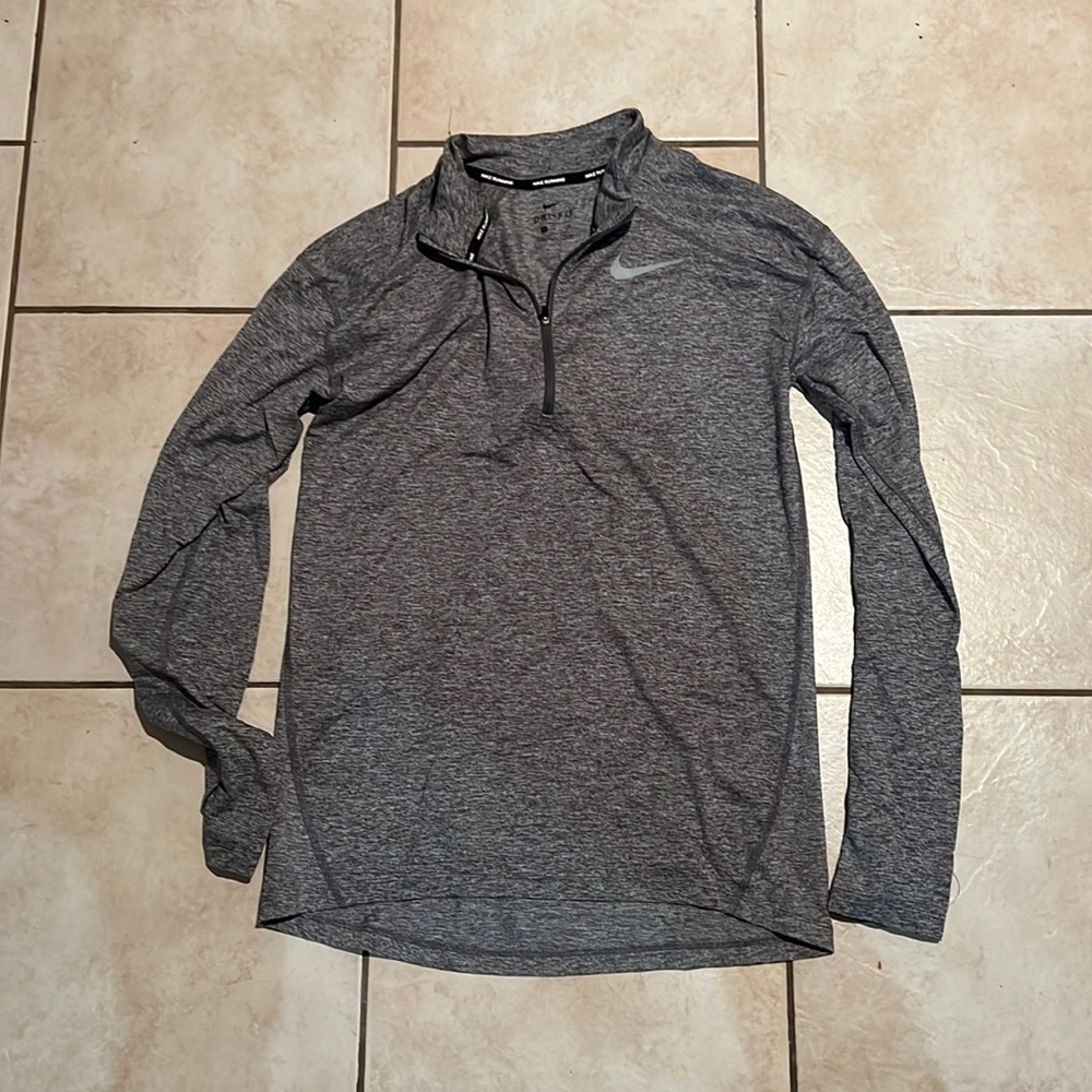 Nike Running Quarter Zip- Grey, Men's S